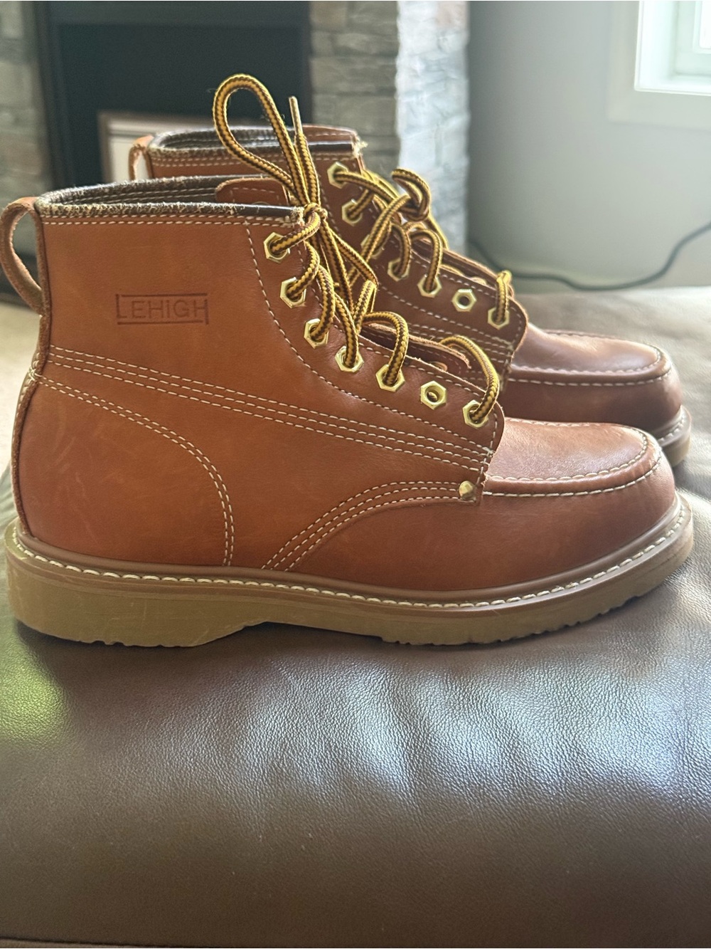 Vintage men’s Lehigh steel toe work boots size 7.5EEE